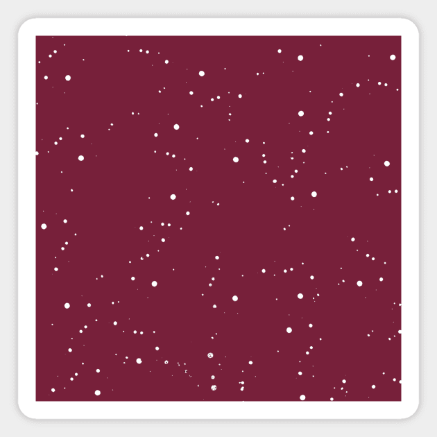 Red Wine Coloured Magnet by speckled